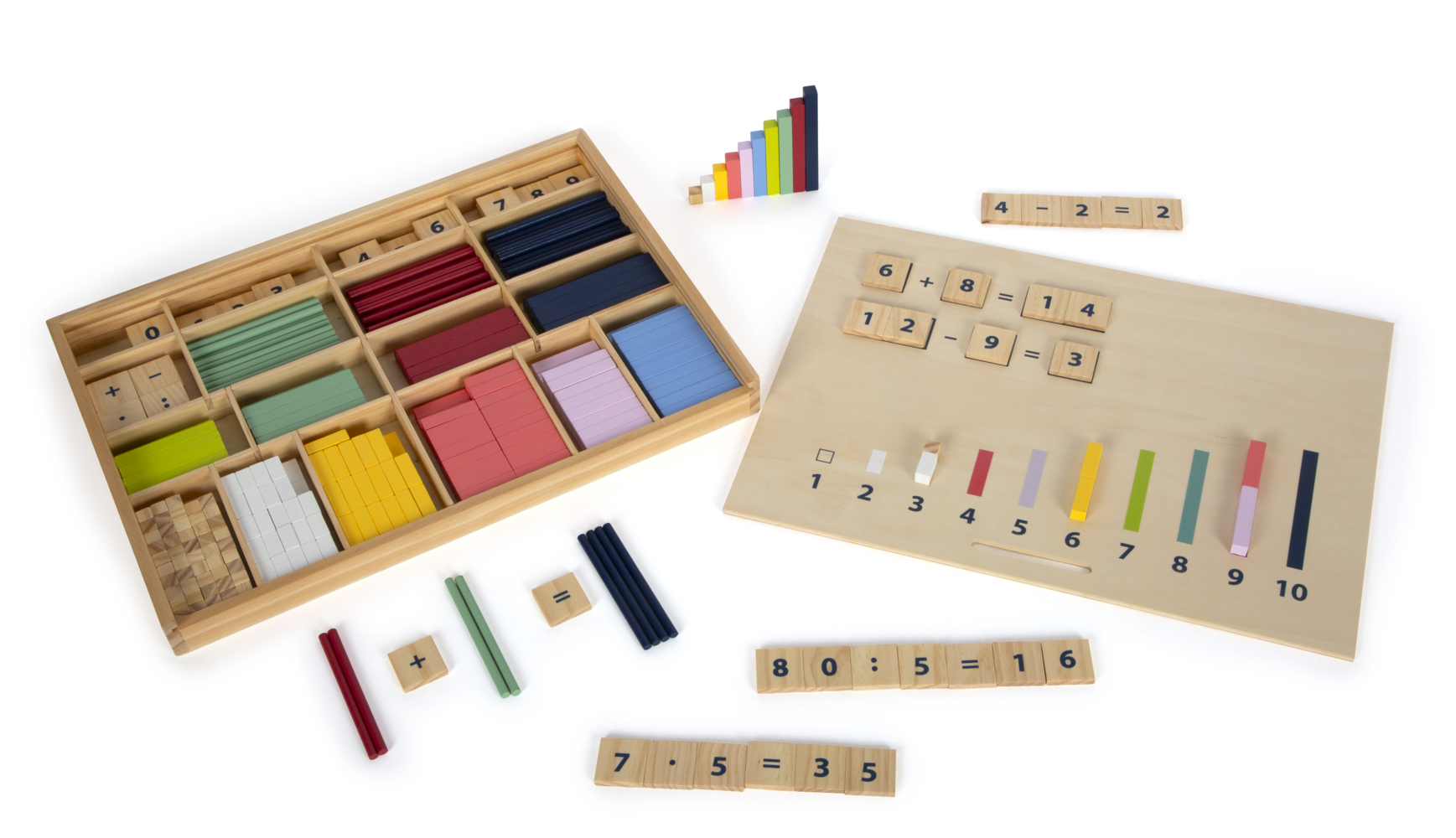 Lernbox Rechenstäbchen mit Zahlen 'Educate'