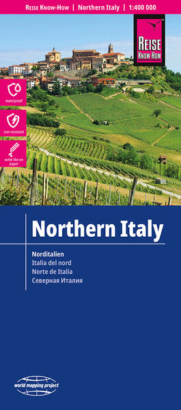 Reise Know-How Landkarte Italien Nord / Northern Italy (1:400.000)
