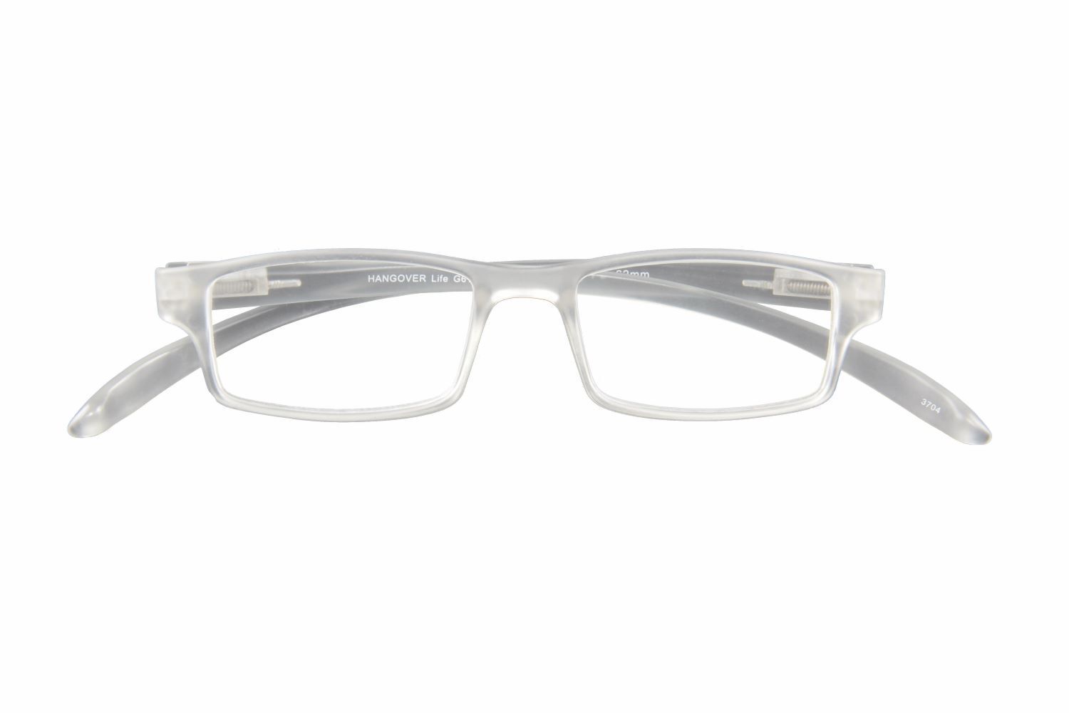 Lesebrille HANG OVER LIFE kristall +2.50 dpt mit Etui