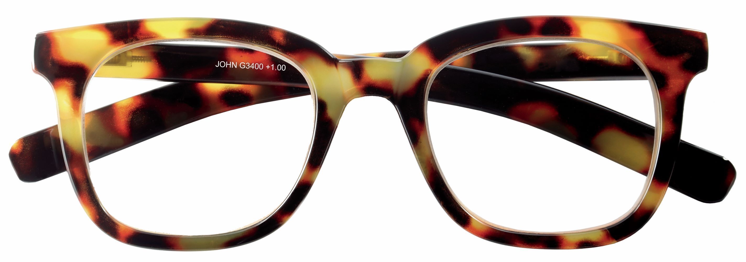 Lesebrille JOHN havanna dunkel +3.00 dpt