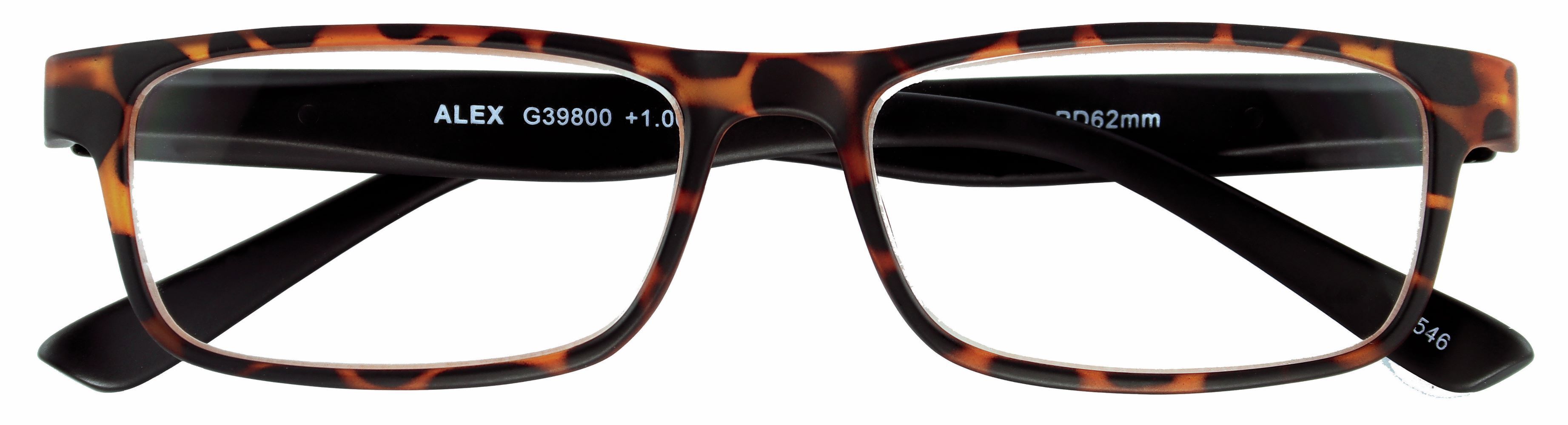 Lesebrille ALEX havanna +1.50 dpt