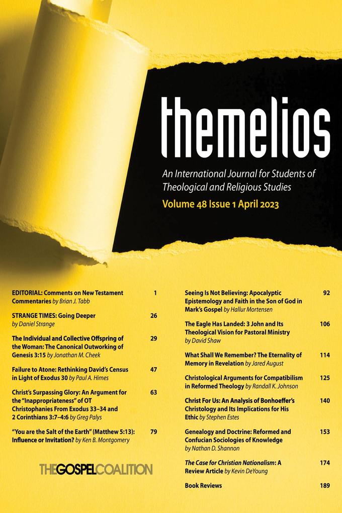 Themelios Volume 48 Issue 1