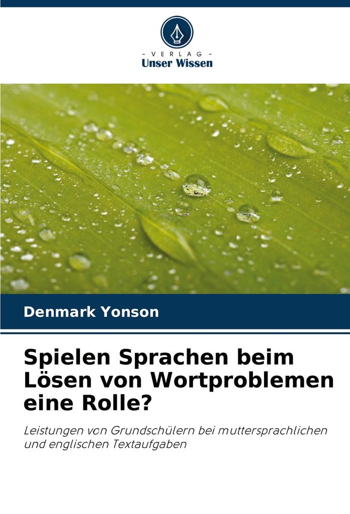 Spielen Sprachen beim Lösen von Wortproblemen eine Rolle?