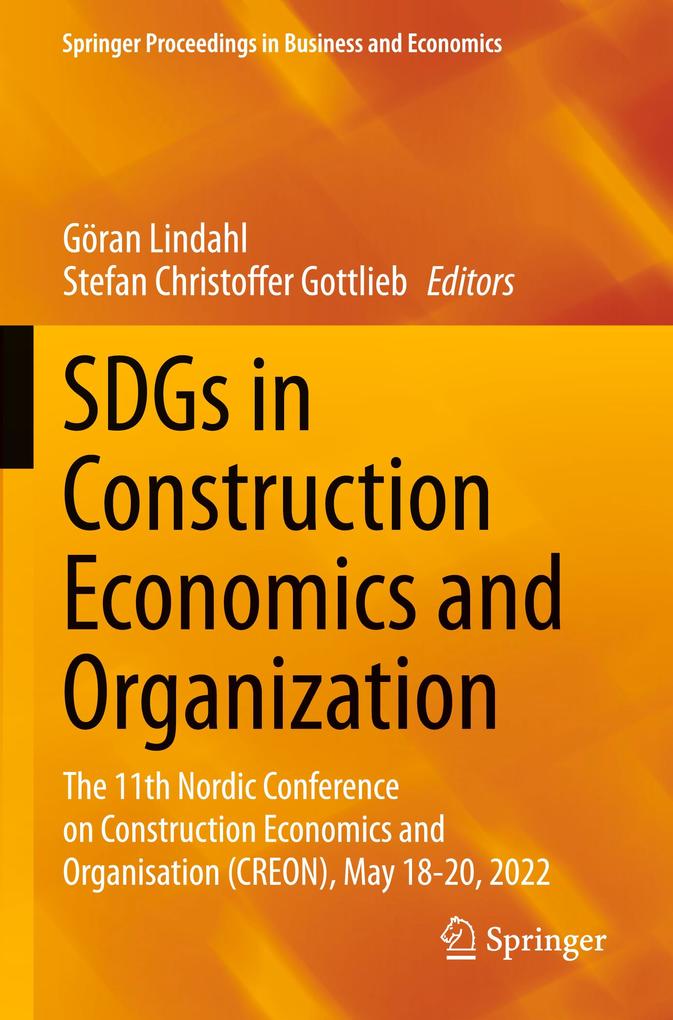 SDGs in Construction Economics and Organization