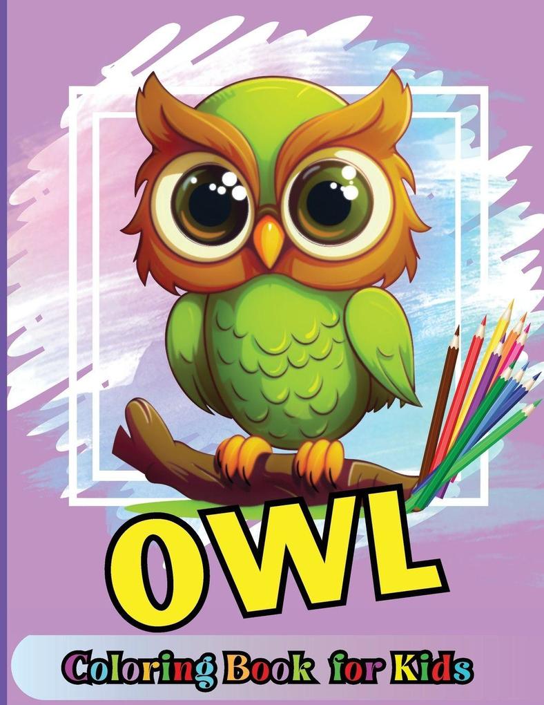 Owl Coloring book for kids