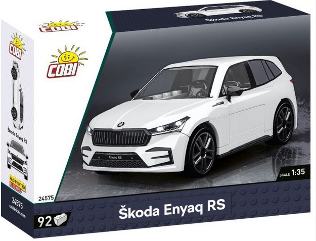 COBI 24575 - Skoda Enyaq RS Maßstab 1:35 Bausatz 92 Klemmbausteine