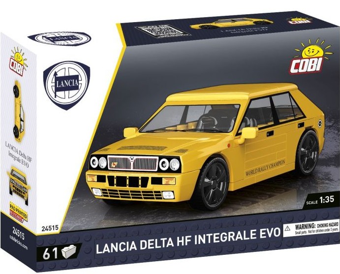 COBI 24515 - Lancia Delta HF Integrale EVO 1991 Maßstab 1:35 Bausatz 61 Klemmbausteine
