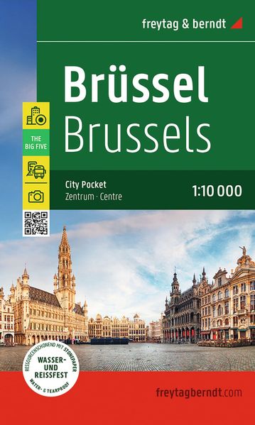freytag & berndt Innenstadtplan Brüssel 1:10.000