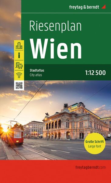 freytag & berndt Stadtatlas Wien Riesenplan Städteatlas 1:12.500