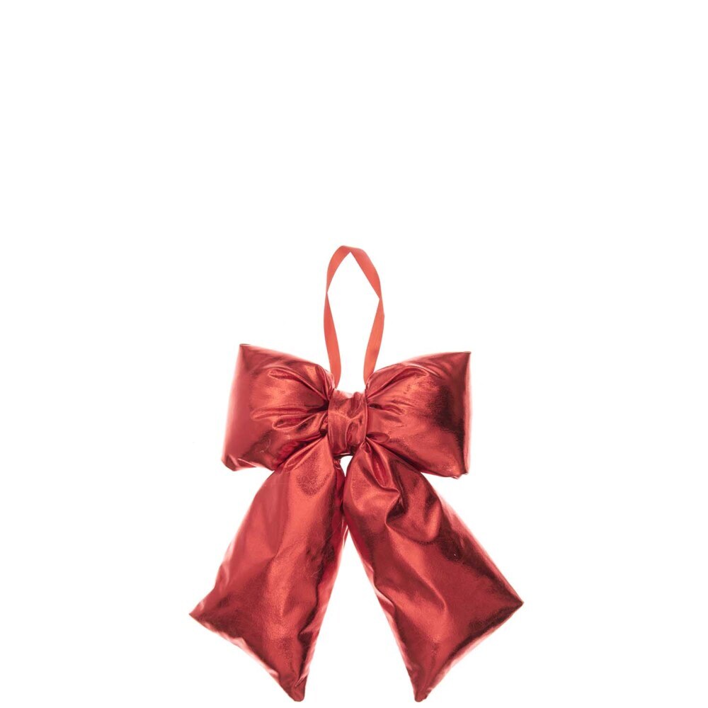 Weihnachtsschleife zum Hängen rot 24 x 19 x 5 cm