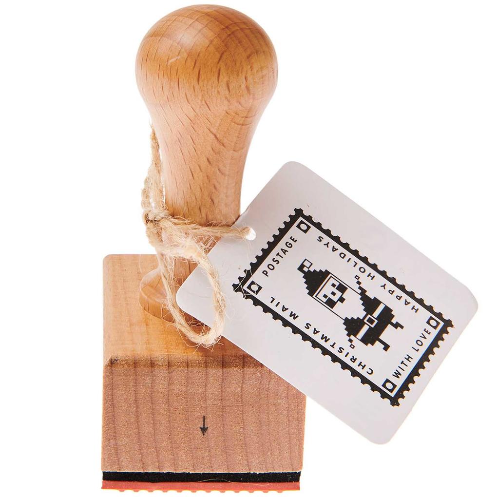 Stempel Weihnachtspost Santa FSC 100% 32 x 45 x 70 mm