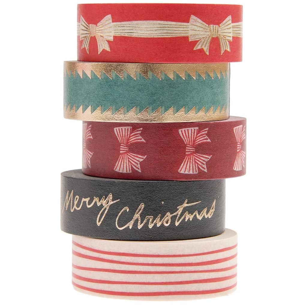 Tape Set Bows Classic FSC MIX 5 Stk 15 cm x 10 m