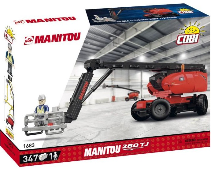 COBI 1683 - Manitou 280TJ Teleskoplader Bausatz 347 Bauteile