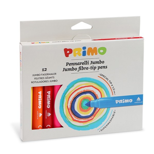 PRIMO JUMBO Fasermaler 12er Set