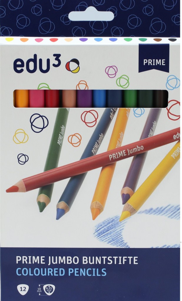 edu³ PRIME Jumbo dreikant 12er Set