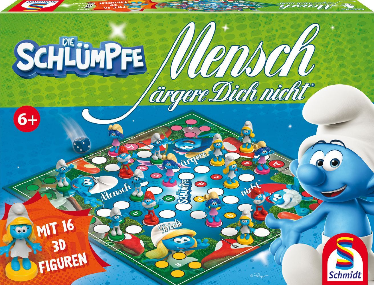 Schmidt Spiele 49455 - Mensch ärgere Dich nicht® Die Schlümpfe