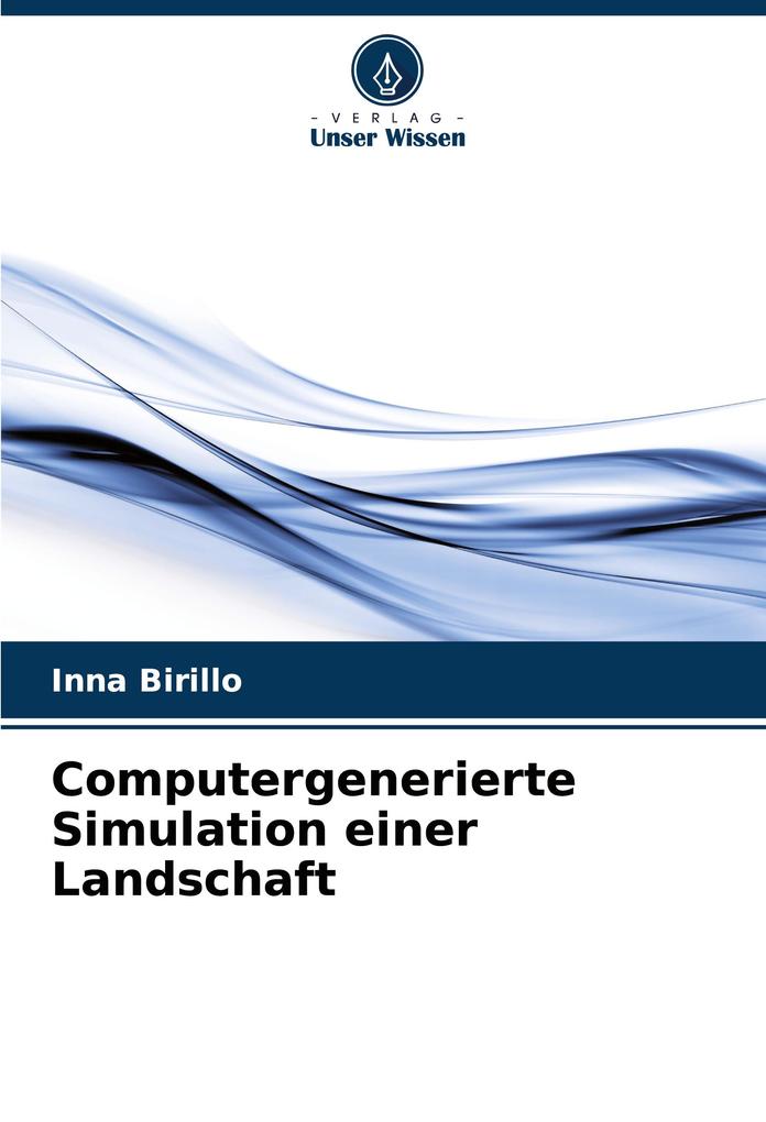 Computergenerierte Simulation einer Landschaft