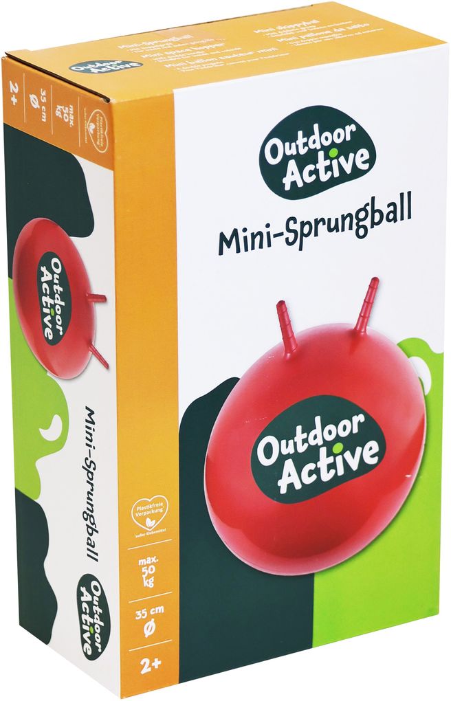 Outdoor active Sprungball Rot #35 cm