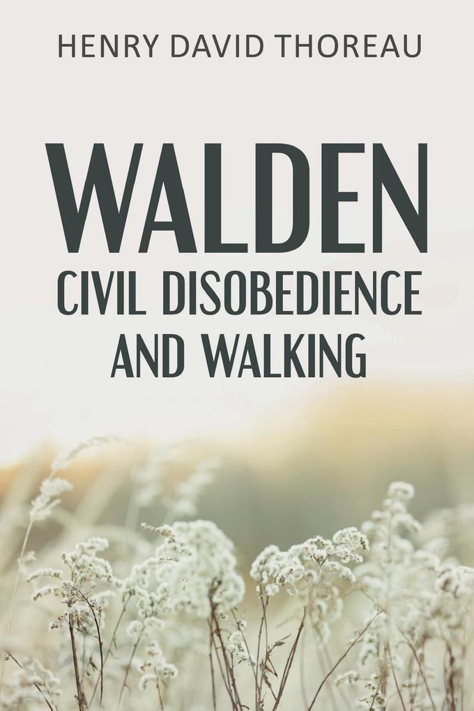 Walden Civil Disobedience and Walking