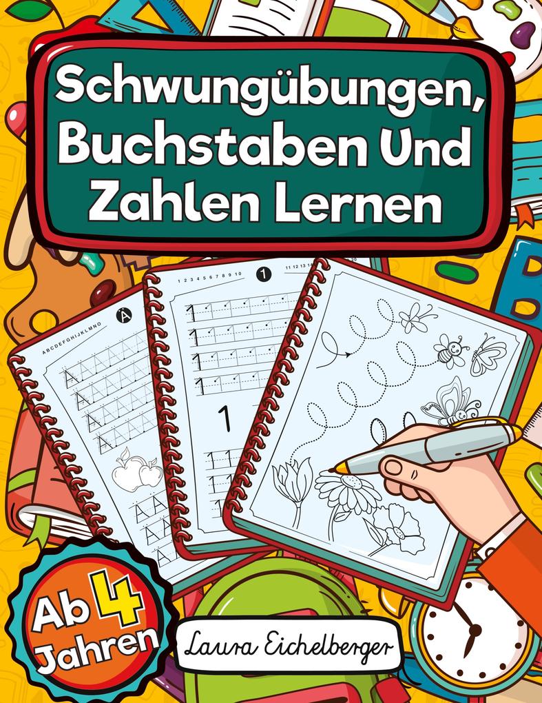 Schwungübungen Buchstaben Und Zahlen Lernen Ab 4 Jahren