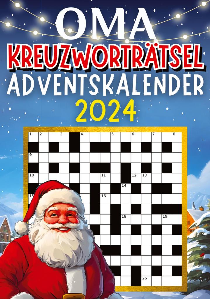 Oma Kreuzworträtsel Adventskalender 2024 Weihnachtsgeschenk