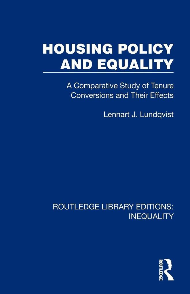 Housing Policy and Equality