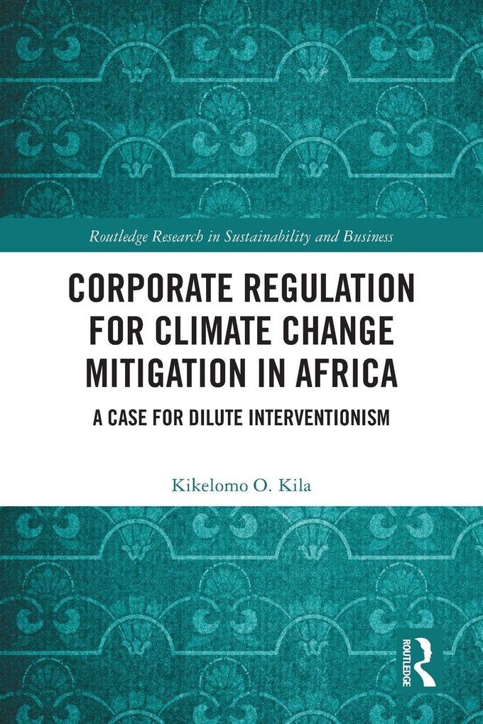 Corporate Regulation for Climate Change Mitigation in Africa