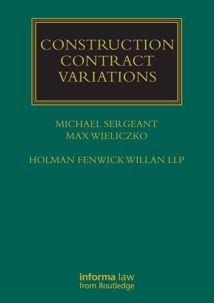 Construction Contract Variations