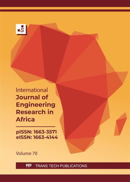 International Journal of Engineering Research in Africa Vol. 70