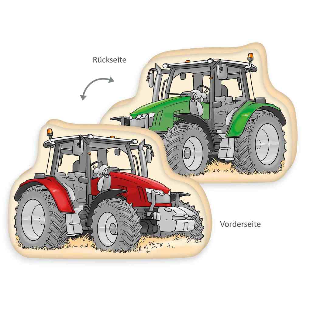 Young Collection 5451217093 - Traktor Konturenkissen ca. 36x24x5 cm 100% Polyester