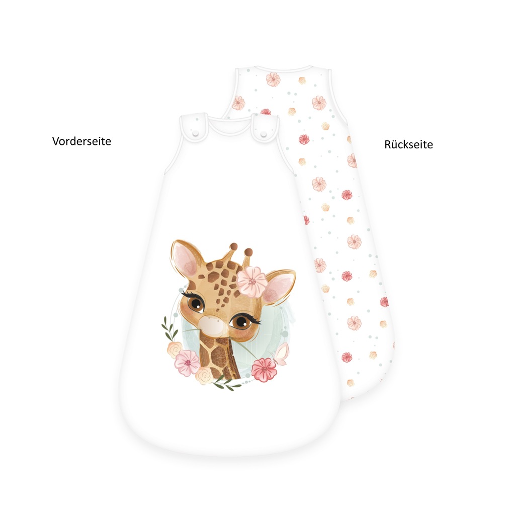 babybest® 3385228235 - Giraffe Baby-Schlafsack 70x45 cm Bezug: 100% Baumwolle Füllung: 100%Polyester