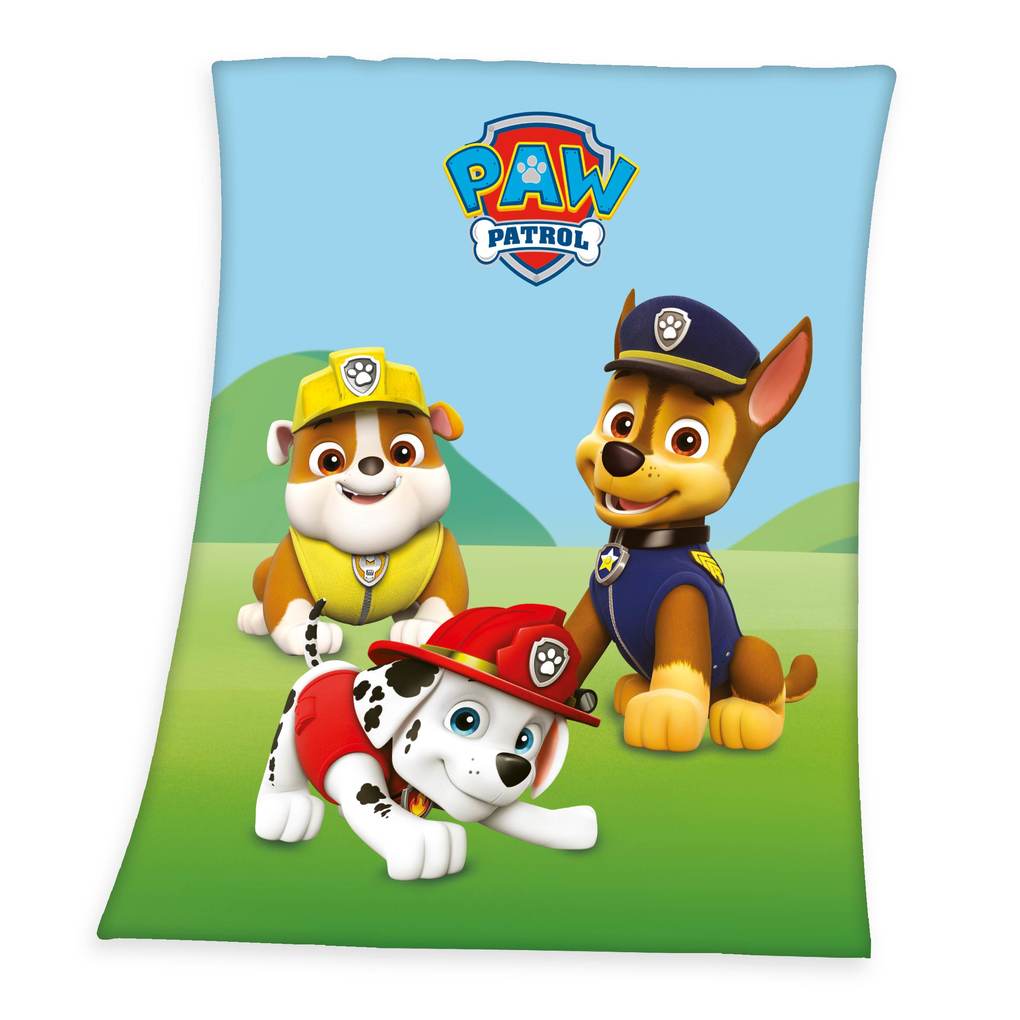 Paw Patrol 7532201035 - Fleece-Decke 130x160 cm 100% Polyester