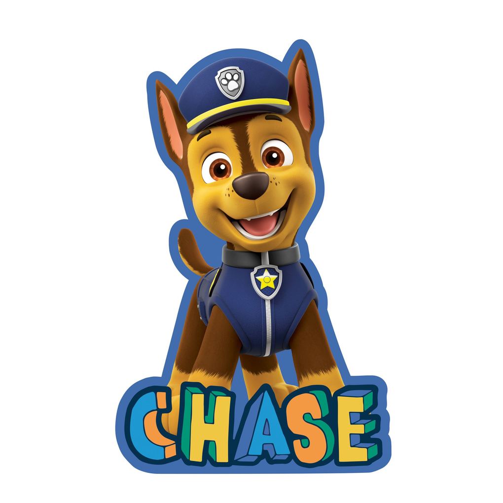 Paw Patrol 5432425093 - Formkissen (Chase) ca. 33x24x5 cm 100% Polyester