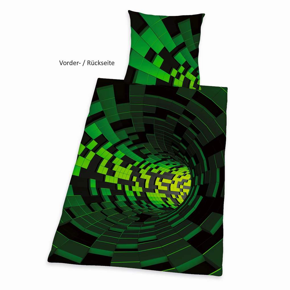 Young Collection 4459267050 - 3D Effekt Bettwäsche 80x80 cm + 135x200 cm 100% Baumwolle