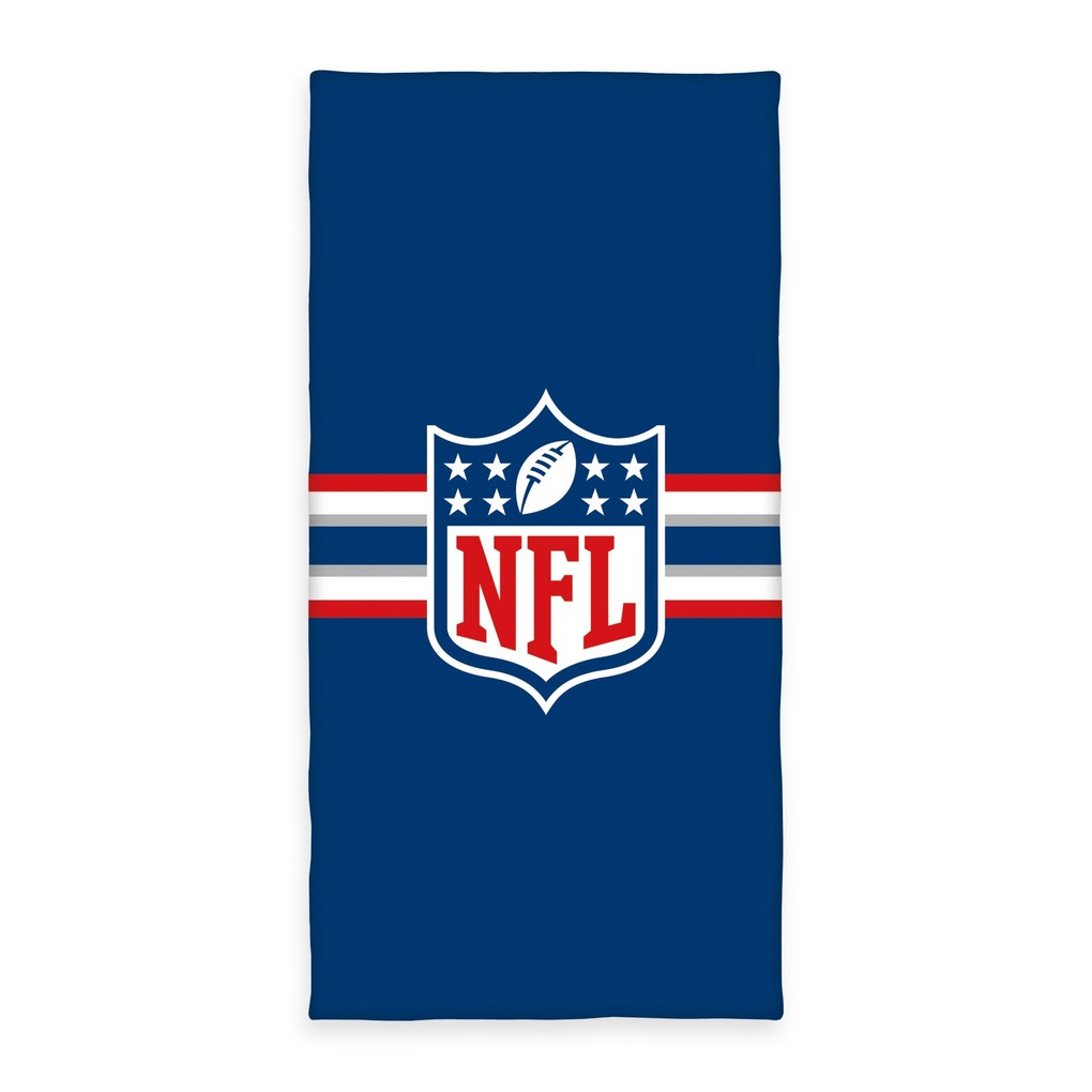 NFL 6141601516 - Velourstuch 75x150 cm 100% Baumwolle