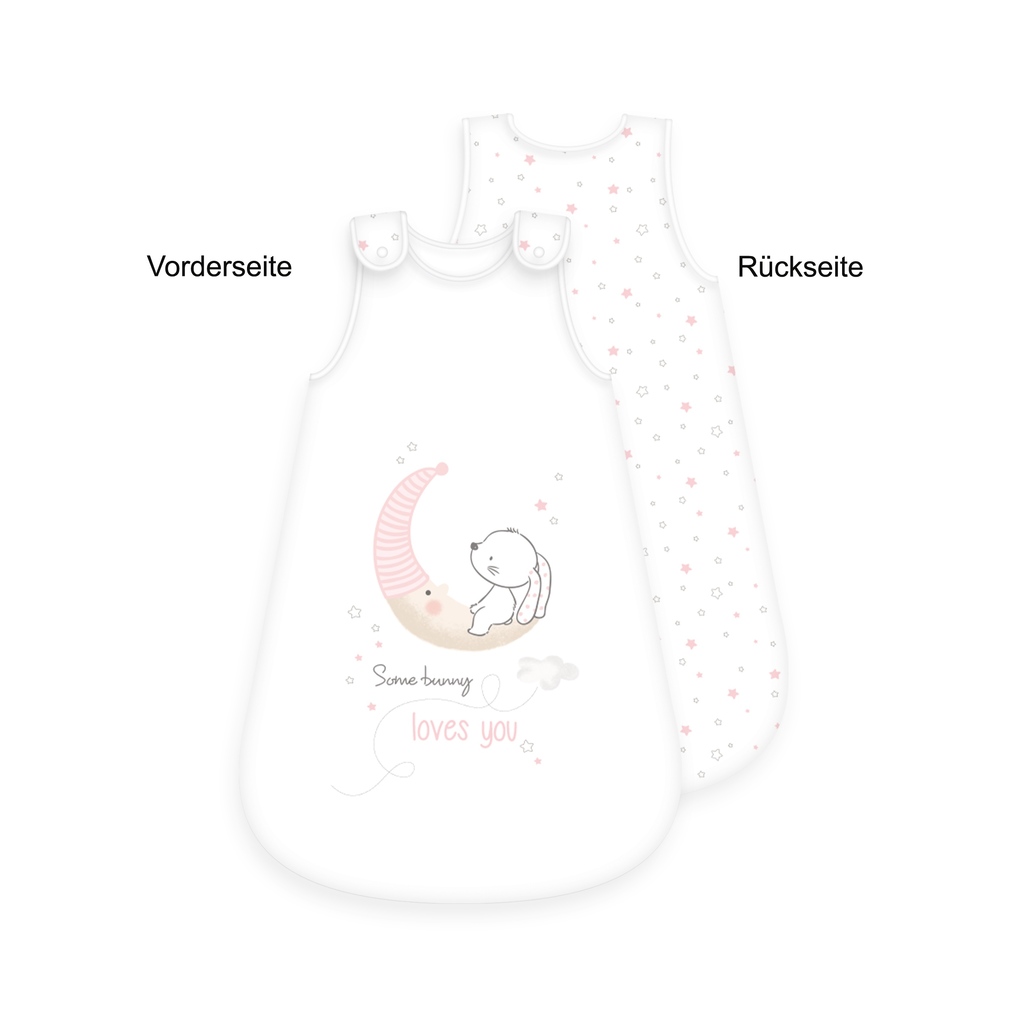 babybest® 3385214235 - Little Bunny Baby-Schlafsack 70x45 cm Bezug: 100% Baumwolle Füllung: 100%Polyester