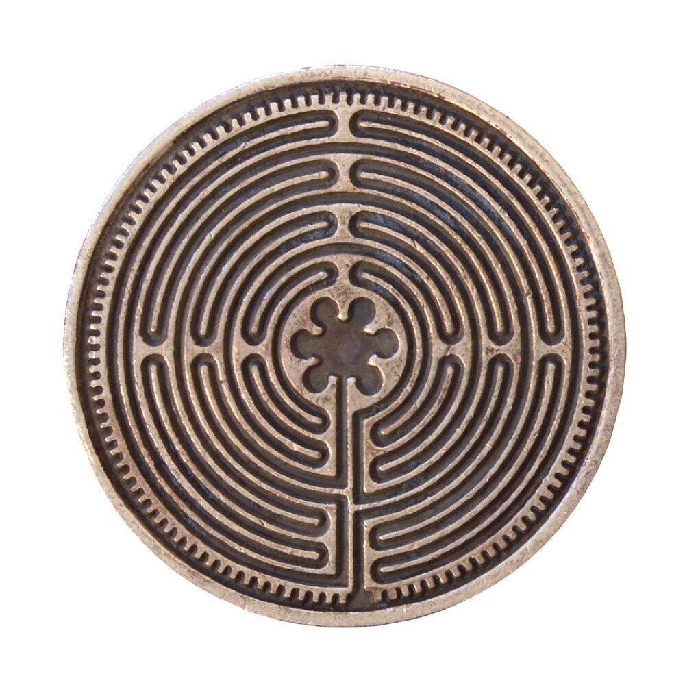 Glücksmünze 'Labyrinth Chartres'