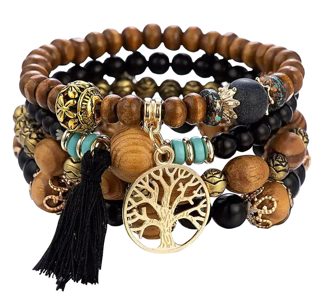 Armband 'Baum des Lebens' schwarz
