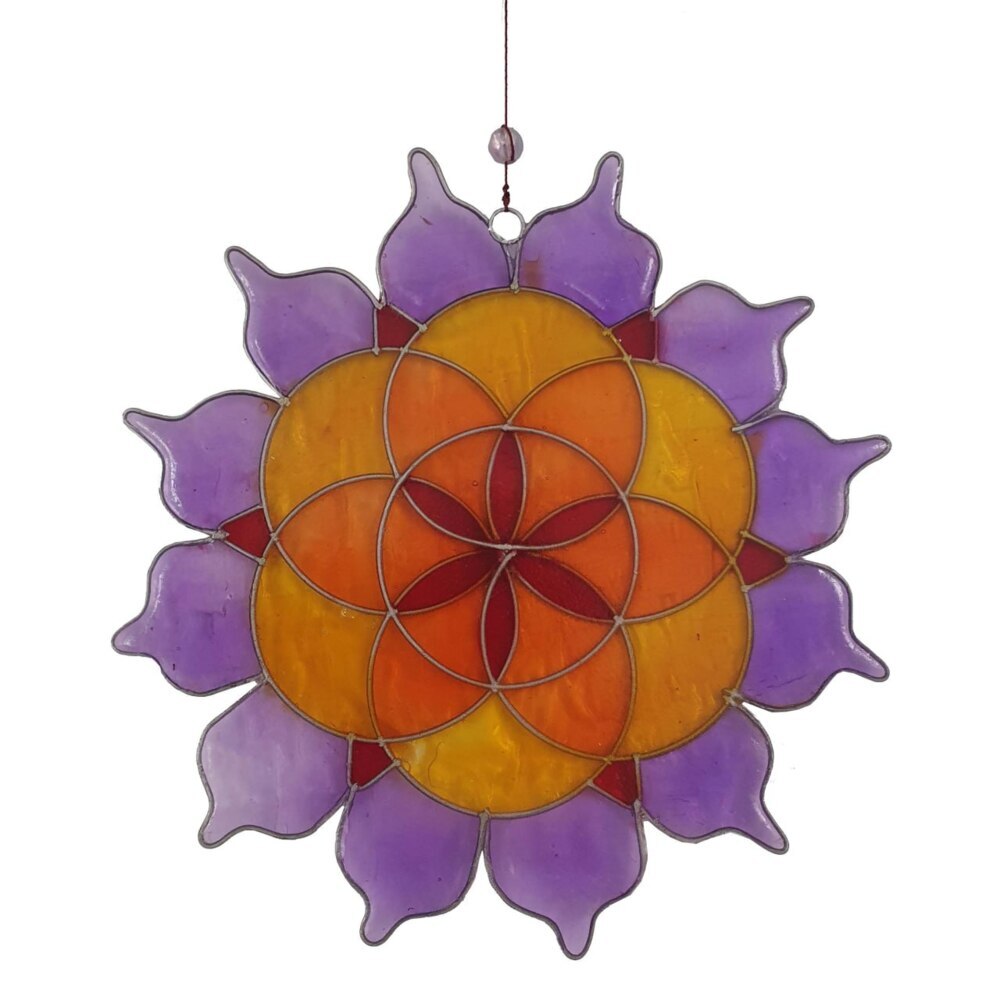 Suncatcher 'Lotus Saat des Lebens'