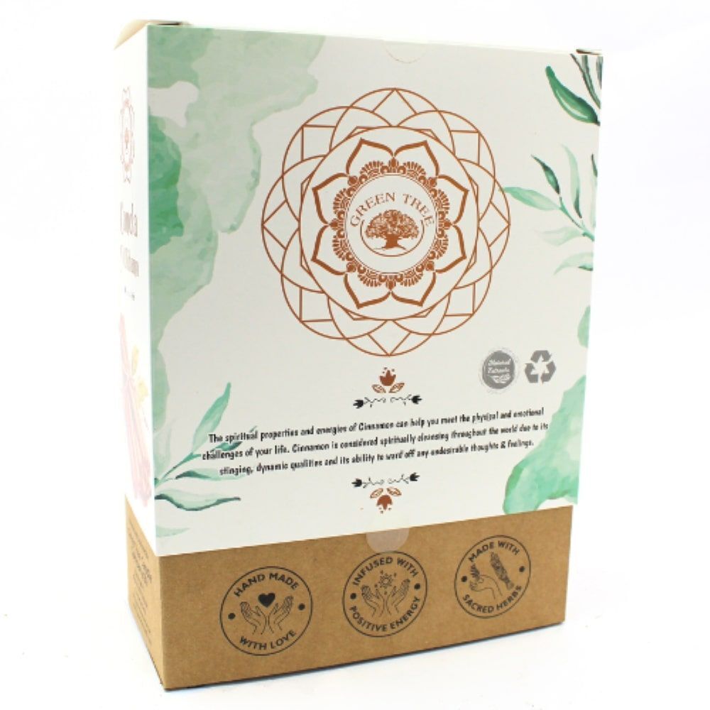 Räucherstäbchen Green Tree Cinnamon & Olibanum Botanical Incense 9 dicke Stäbchen