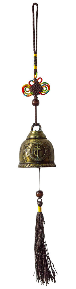 Klangspiel 'Buddha Glocke mit Glücksknoten'
