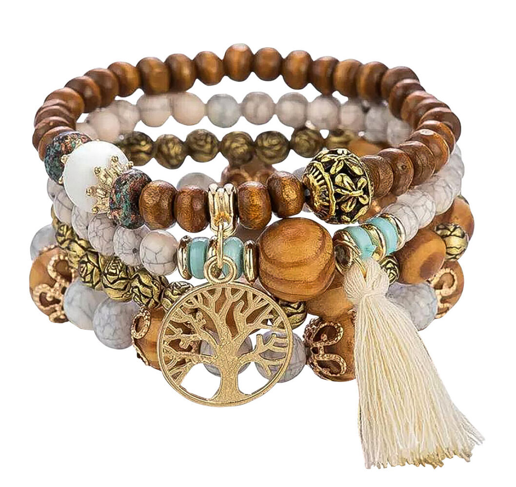 Armband 'Baum des Lebens' beige