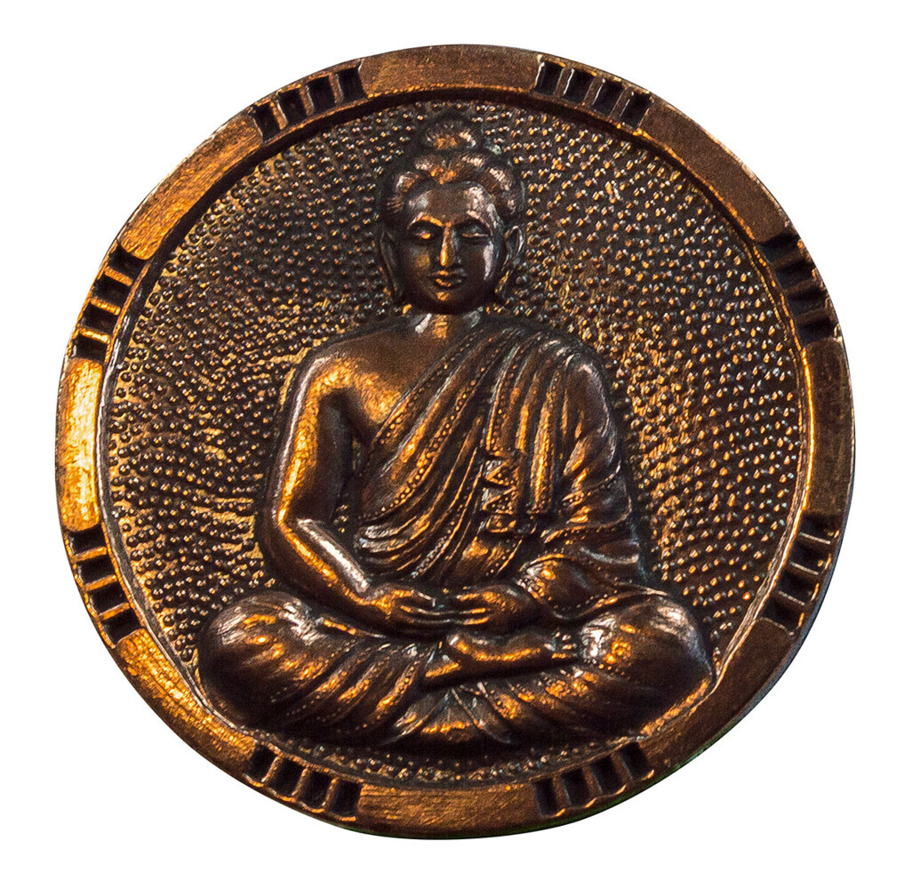 Glücksmünze 'Buddha'