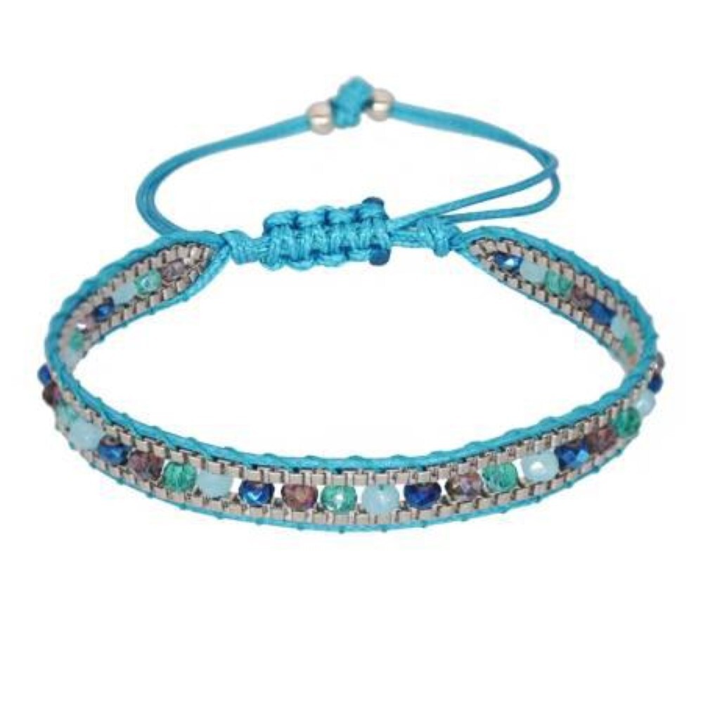 Armband 'Crystal' türkis