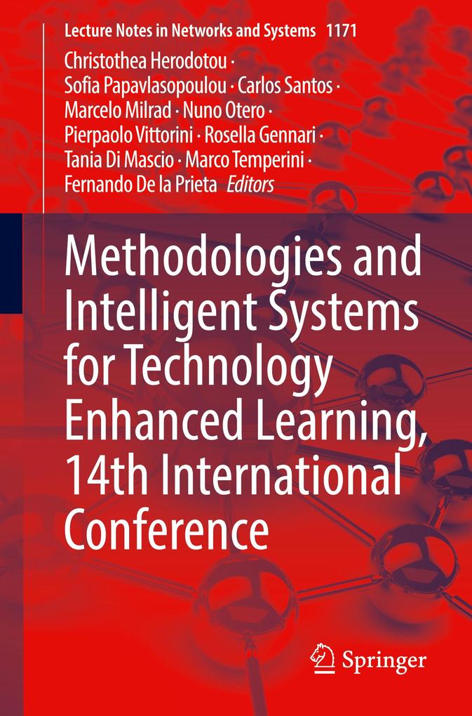 Methodologies and Intelligent Systems for Technology Enhanced Learning 14th International Conference