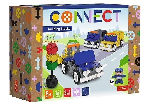 CONNECT M - Rettungswagen / Polizeiauto 161 Teile + Anleitung