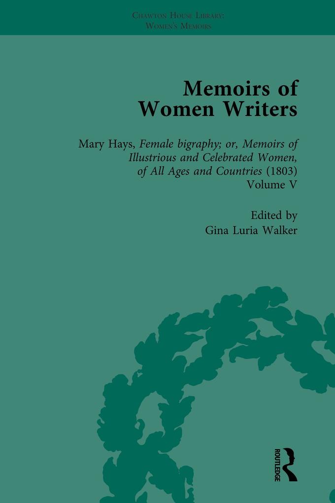 Memoirs of Women Writers Part III vol 9