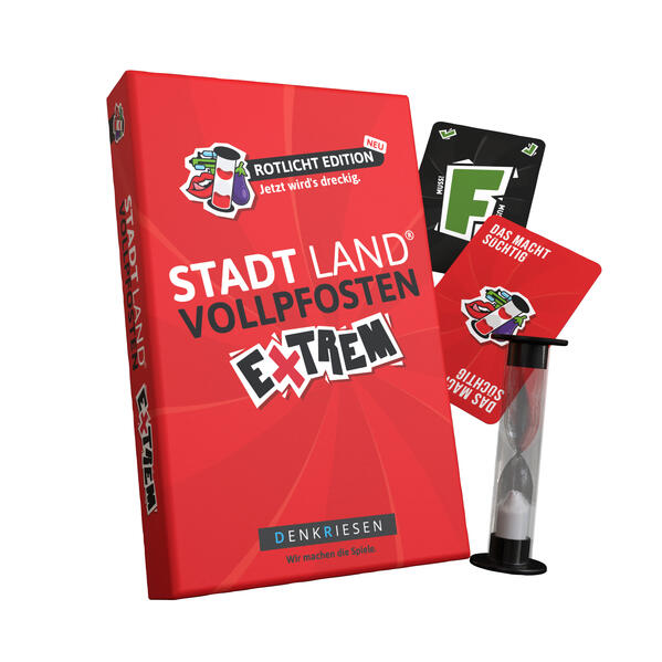 DENKRIESEN - STADT LAND VOLLPFOSTEN® - Extrem - ROTLICHT EDITION - 'Jetzt wird's dreckig.'