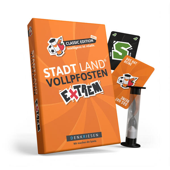 DENKRIESEN - STADT LAND VOLLPFOSTEN® - Extrem - CLASSIC EDITION - 'Intelligenz ist relativ.'