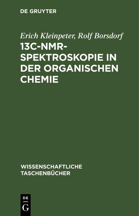 13C-NMR-Spektroskopie in der organischen Chemie